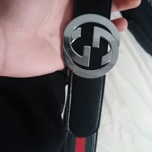Gucci web belt